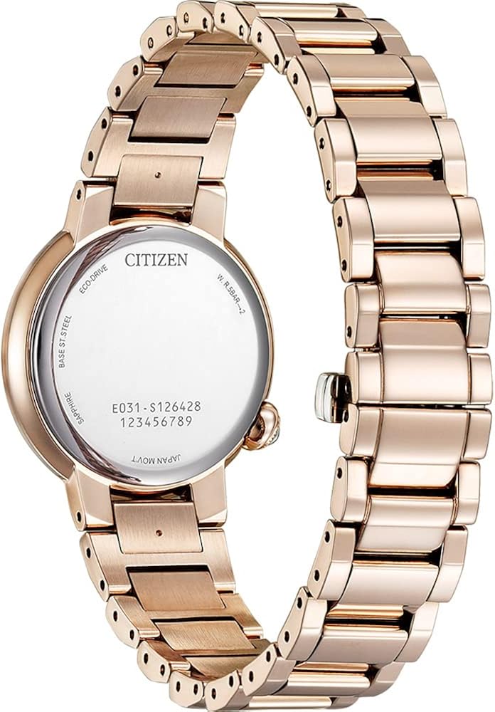 Citizen Orologio Analogo Eco-Drive Donne con Cinturino in Acciaio Inossidabile EM0912-84Y