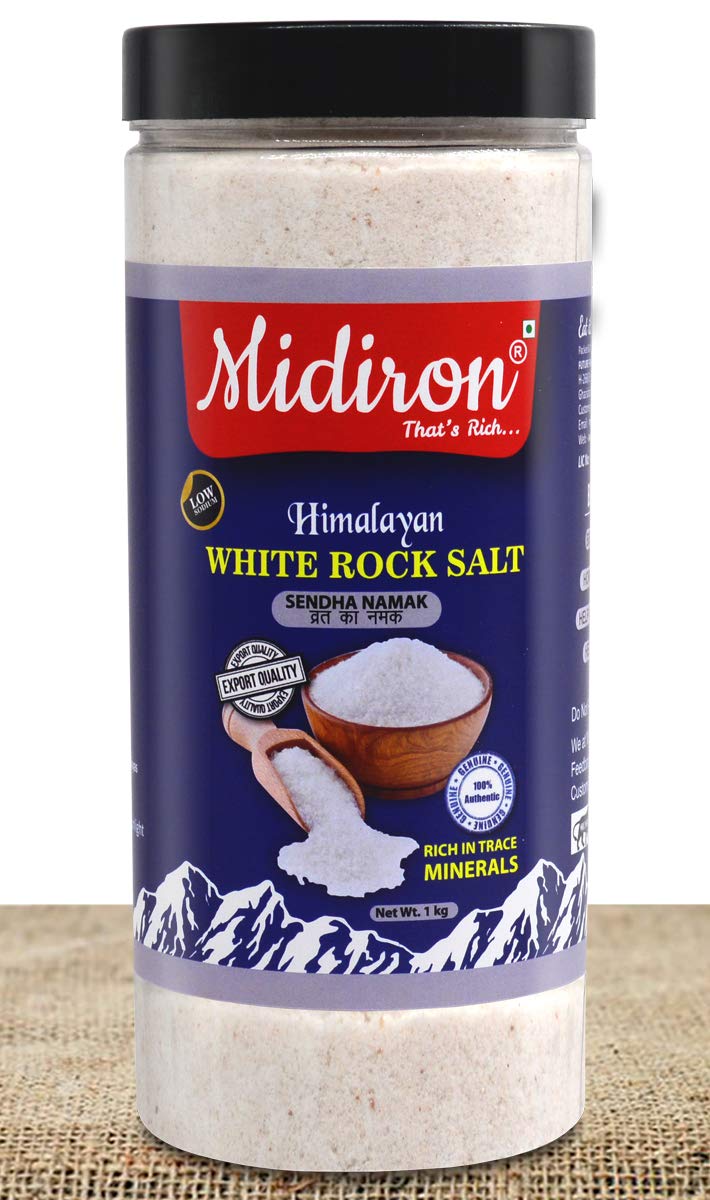 See full amazon price history chart for Midiron Himalayan Rock Salt (Sendha Namak)| Vrat Ka Namak, Sendha Namak for a Healthy Life, Low Sodium Sendha Namak With 84 Minerals(1 Kg) Midiron Himalayan Rock Salt (Sendha Namak)| Vrat Ka Namak, Sendha Namak for a Healthy Life, Low Sodium Sendha Namak With 84 Minerals(1 Kg) (B0899BT6WN) Amazon Price History, Amazon Price Tracker