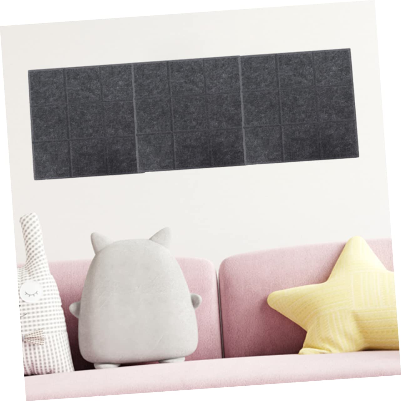 Angoily Adhesive Felt Board Large Office Wall Art School Bulletin Board Modern Artistic Design