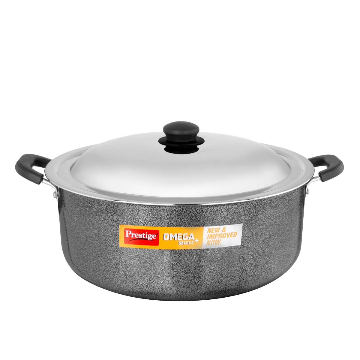 Prestige Omega Select Plus Non-Stick PFOA Free Biryani Pot with Stainless Steel Lid, 12 Litre-picture-11