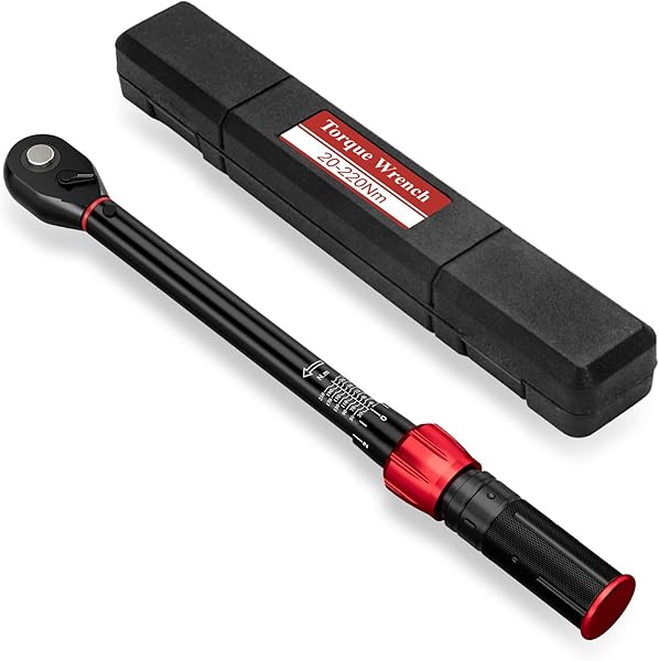 NADOKHI Chiave Dinamometrica 1/2" 20-220 Nm con custodia portatile