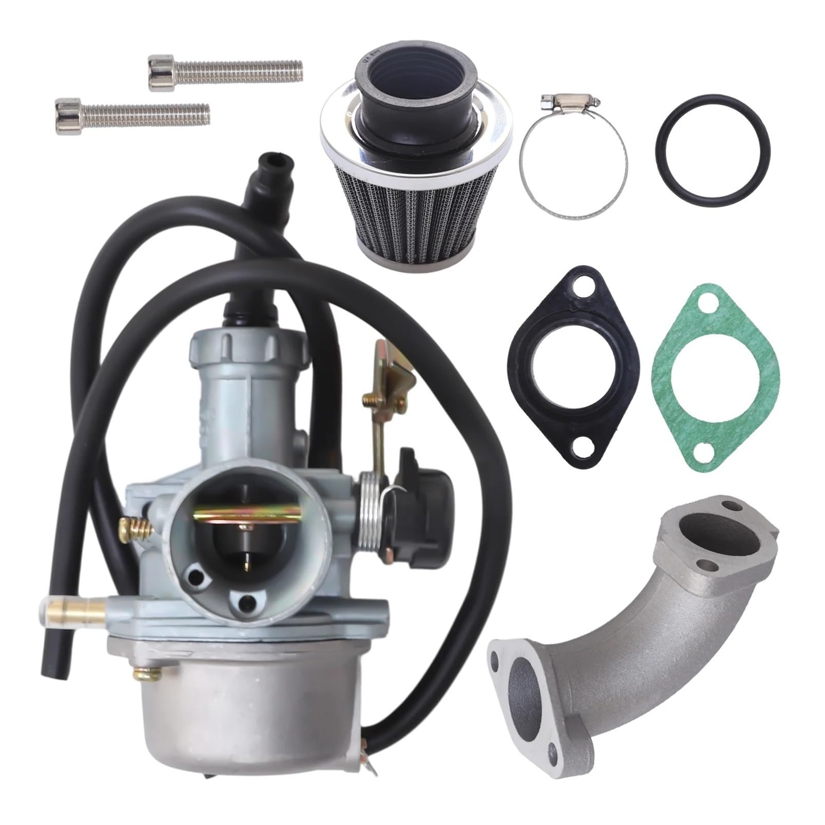 Carburateur PZ22 22mm pour moteur 110cc à 125cc 4 temps de quad et go kart