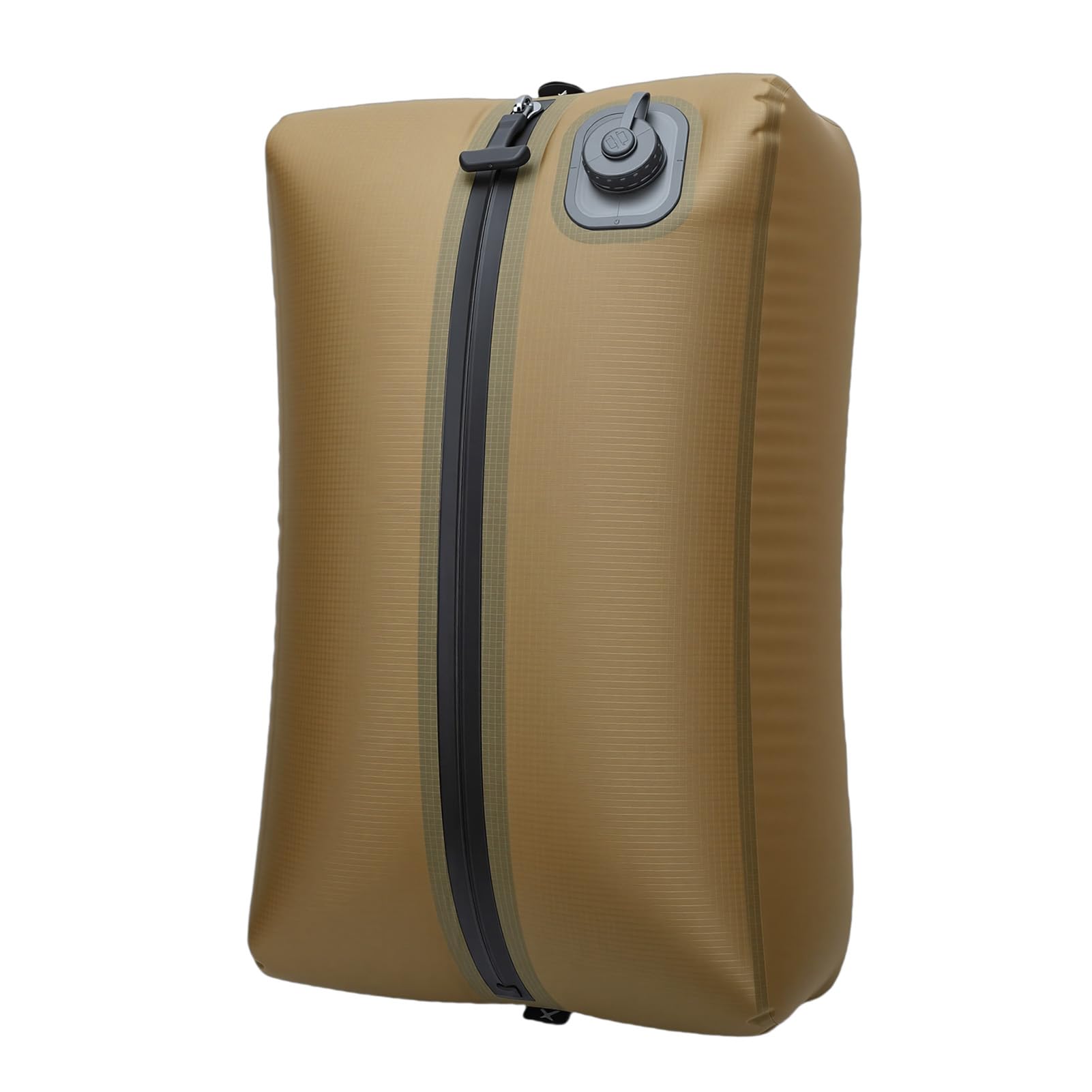 AMONIDA Sacs de Rangement Sous Vide, Sacs de Compression de Voyage 20 L, de Rangement à Valve avec Compression Efficace, Idéaux pour le Camping, la Randonnée et l'organisation de la Maison (Kaki)