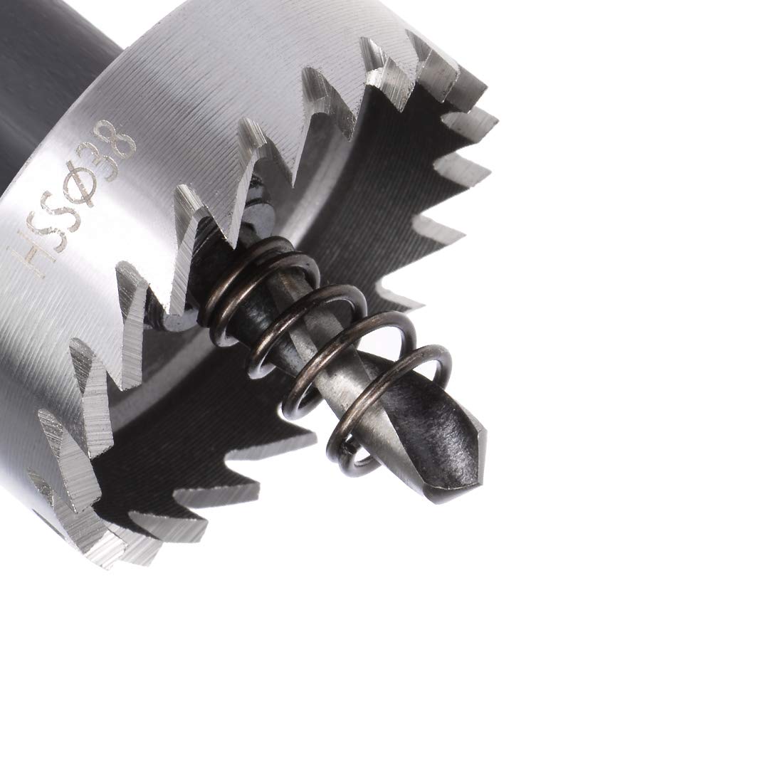 sourcingmap 38mm HSS Drill Bit Hole Saw for Stainless Steel Metal Alloy Wood, 38x13mm - Image 3