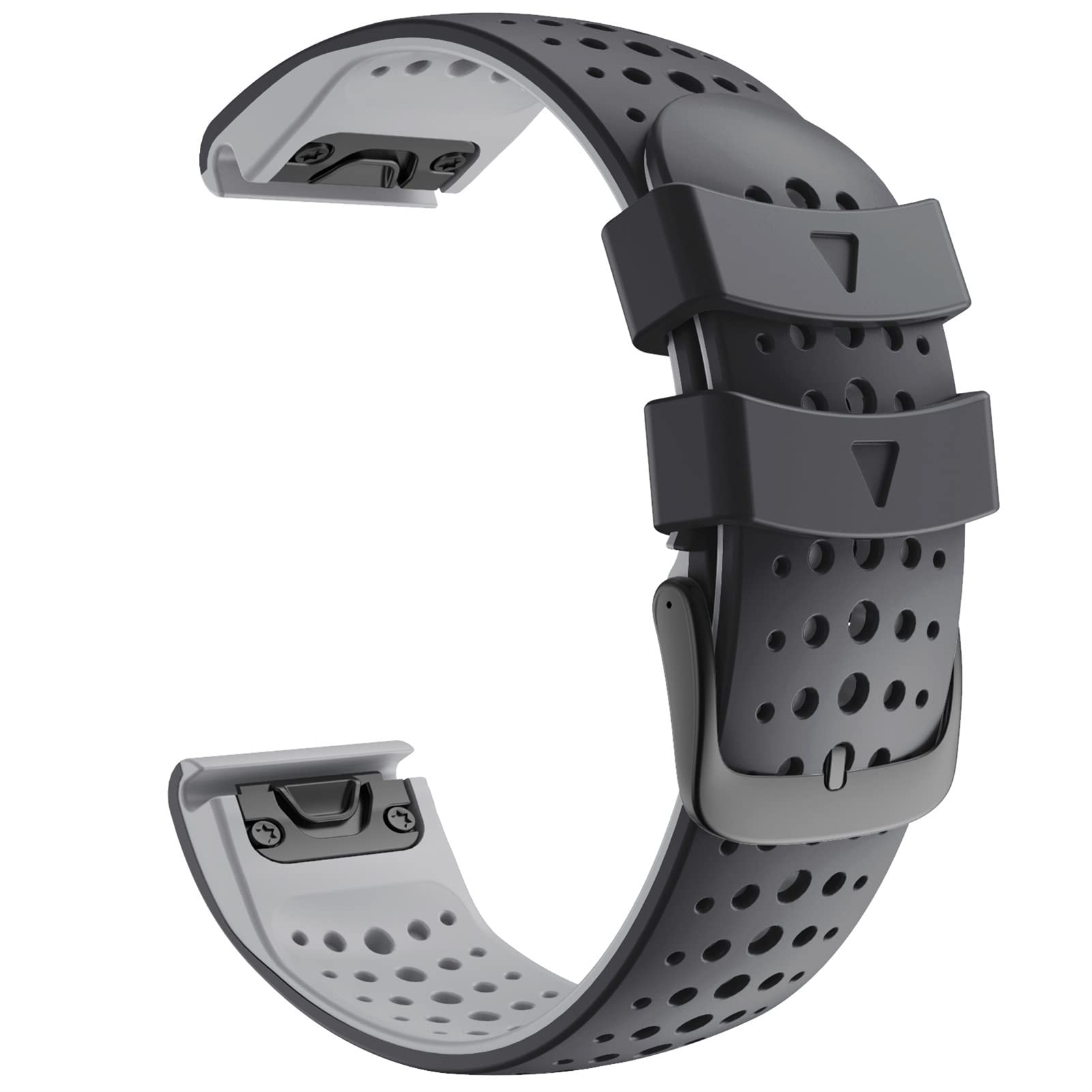 Bande de montre 22mm en silicone pour Garmin Fenix 6 Pro et Forerunner 945