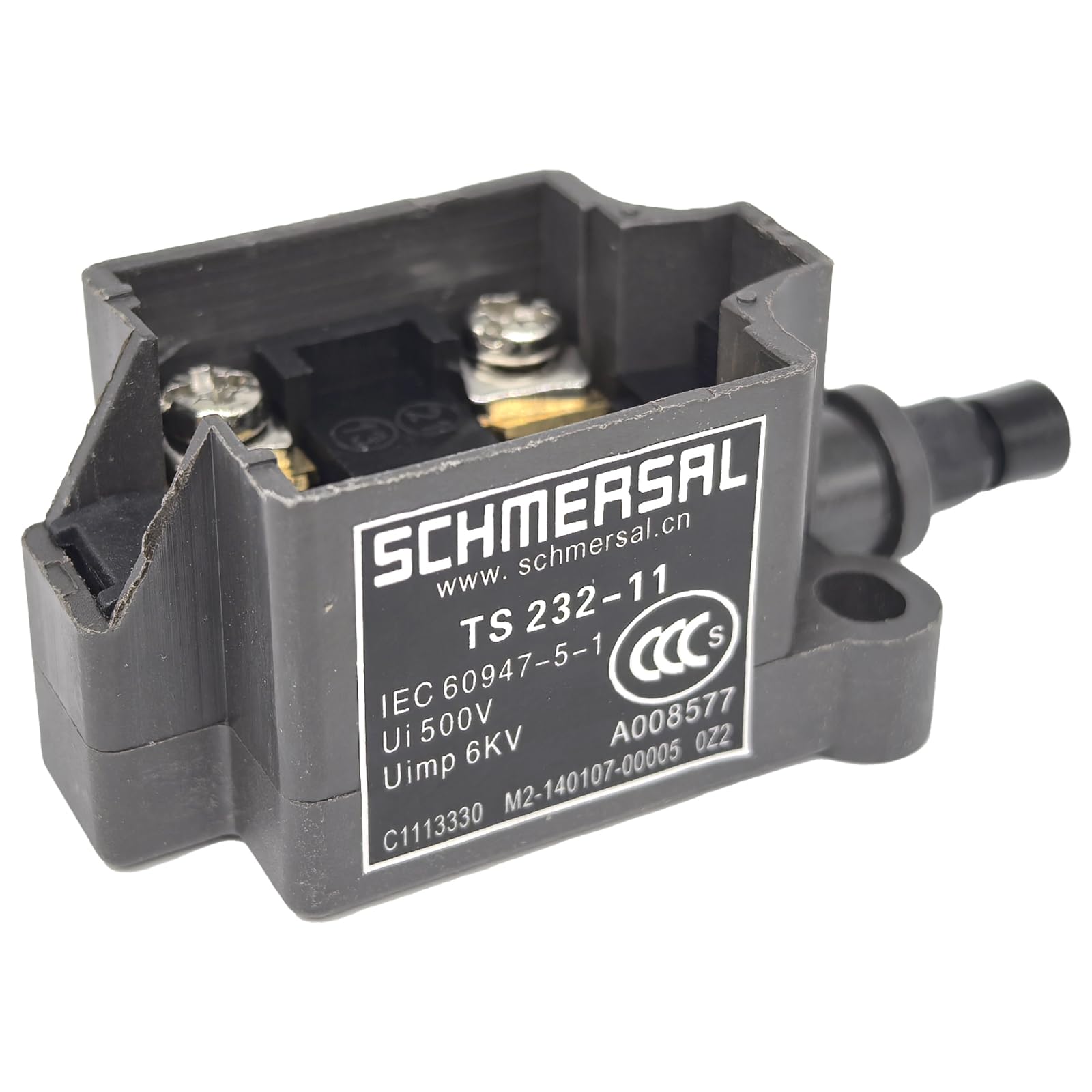 1-Pack SCHMEASAL TS 232-11 Limit Switch - SPDT 5A 250VAC IP67 Micro Switch - Compatible with Omron Z-15GQ & Industrial Automation Systems