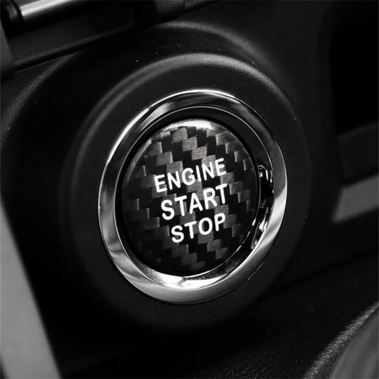 Adesivi Per Pulsanti Auto Per Toyota 86 Per Subaru Per BRZ 2013-2019 | Per Il 2013 2014 2015 2016 2017 2018 2019 Adesivo Per Pulsante Di Avvio Motore Auto Accessori Auto(Black)