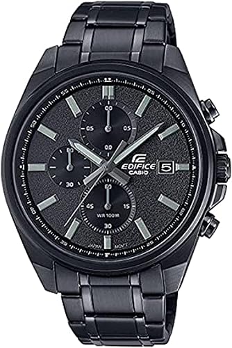 Casio Edifice EFV-610DC-1AVUDF Men's Chronograph Watch, Black
