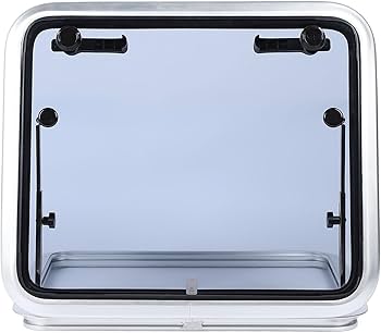 Amazon | ボート舷窓窓、高耐久アルミニウム合金防水密封プッシュ