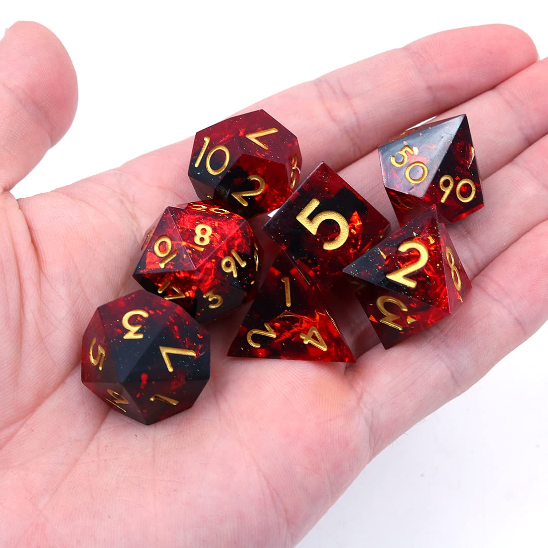 Set Dadi Ghost Face - Resina Personalizzata D6 per Wargames, RPG e Set Dadi Ghost Face - Resina Personalizzata D6 per Wargames, RPG e