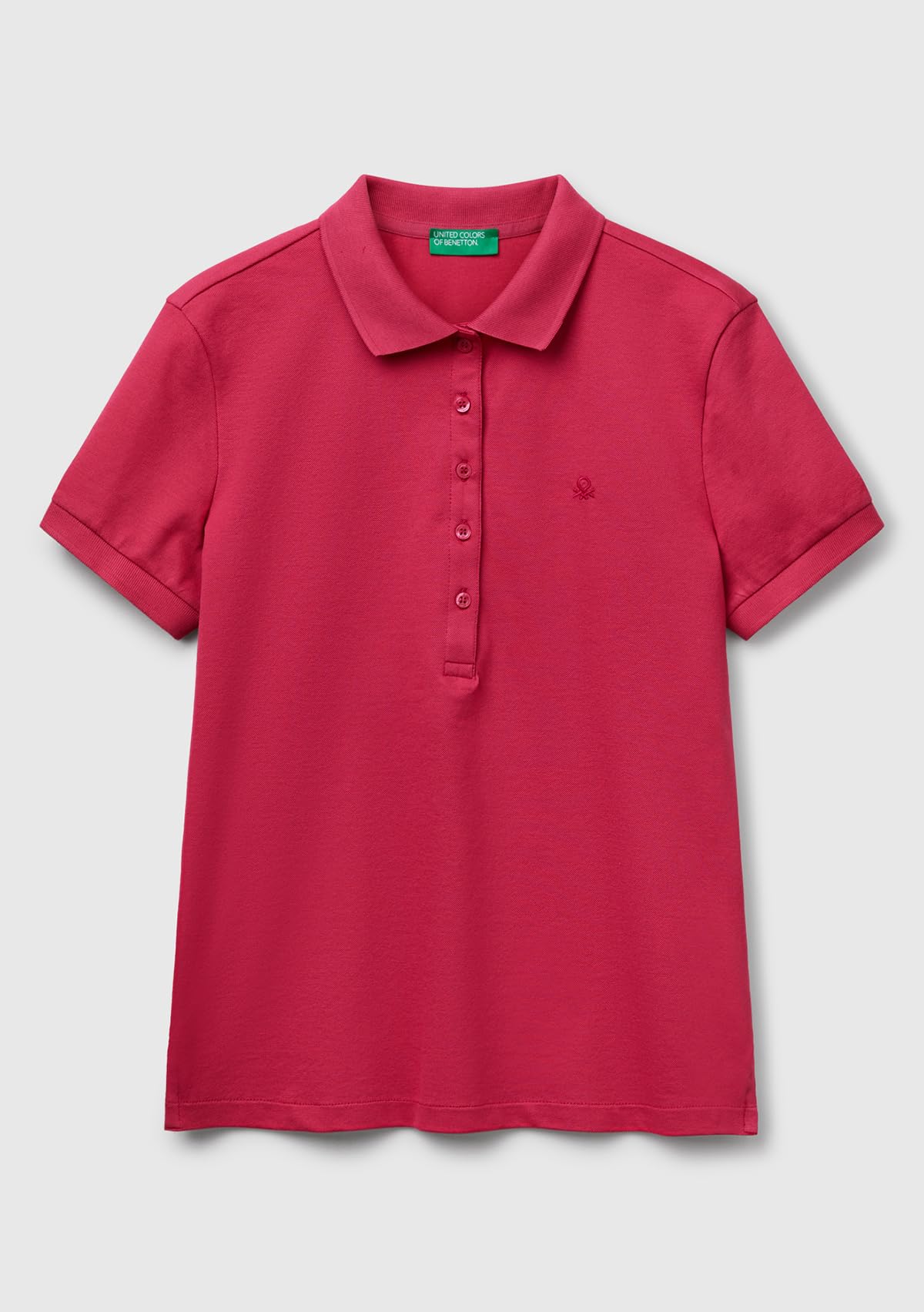 United Colors of Benetton Maglia Polo M/M 3tqjd300w Camisa de Polo Mujer (Pack de 1)