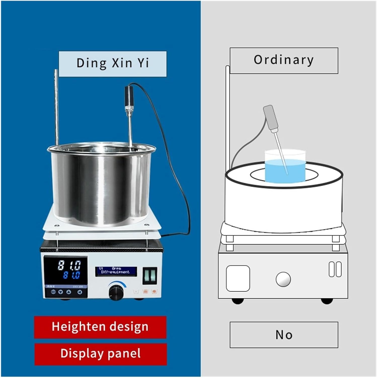 KENIS ホットマグネットスターラーMI03用温度センサ ( PT-1000