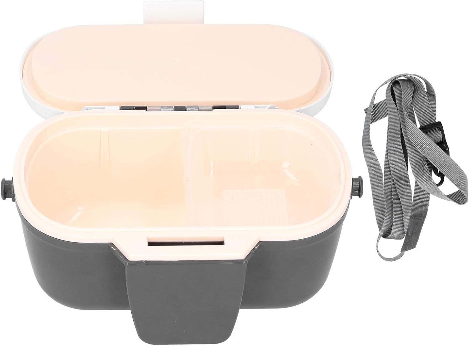 Premium Fishing Lure Storage Box with Waist Belt - Large Capacity Organizer Compatibility with Freshwater & Saltwater Tackle Durable & Lightweight Design