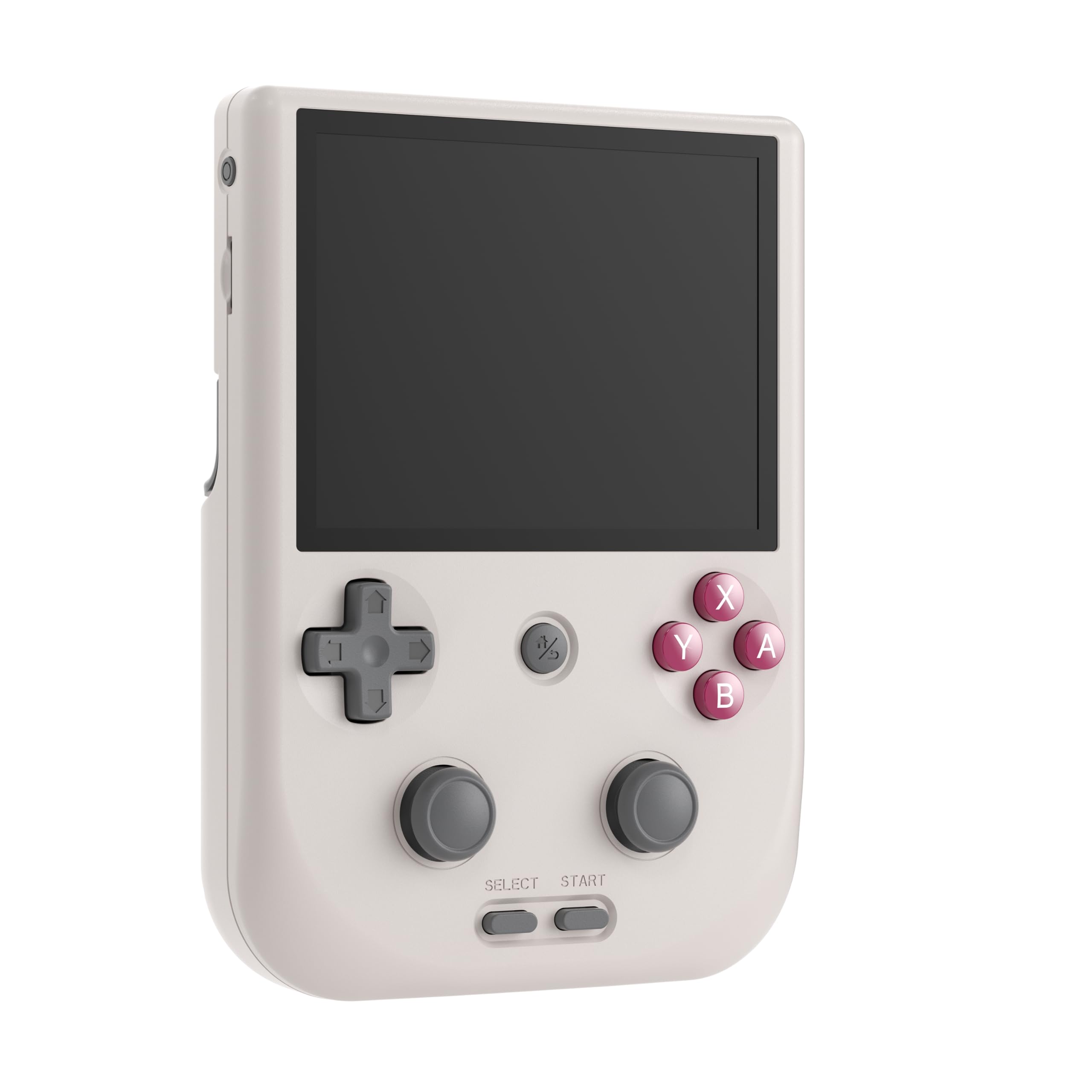 RG405V - Consola de juegos de mano retro, pantalla IPS de 4.0 pulgadas, sistema Android integrado, tarjeta TF de 128 G, batería de 5500 mAh, sin soporte de juegos (gris)