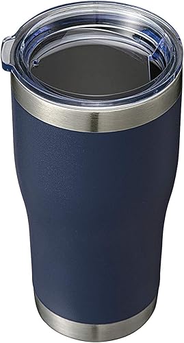 Hasle Outfitters Vasos aislados de acero inoxidable reutilizables de 20 onzas, vasos de viaje con tapa para café, de doble pared al vacío, vaso