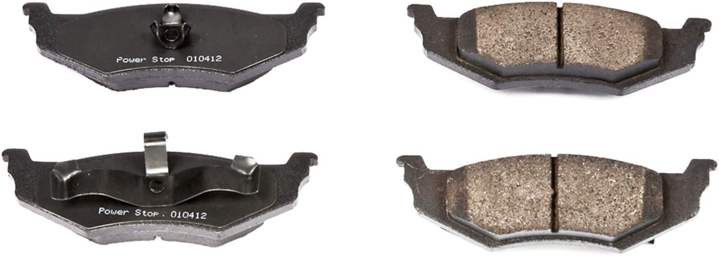 PowerStop Rear Brake Pads for Chrysler 300M 1999-04 |Cirrus 1995-00 |Concorde 1995-04 |Intrepid 1995-04 |LHS 1995-97 |Chrysler LHS 1999-01 - Z16 Ceramic Brake Pads Replacement, 16-641