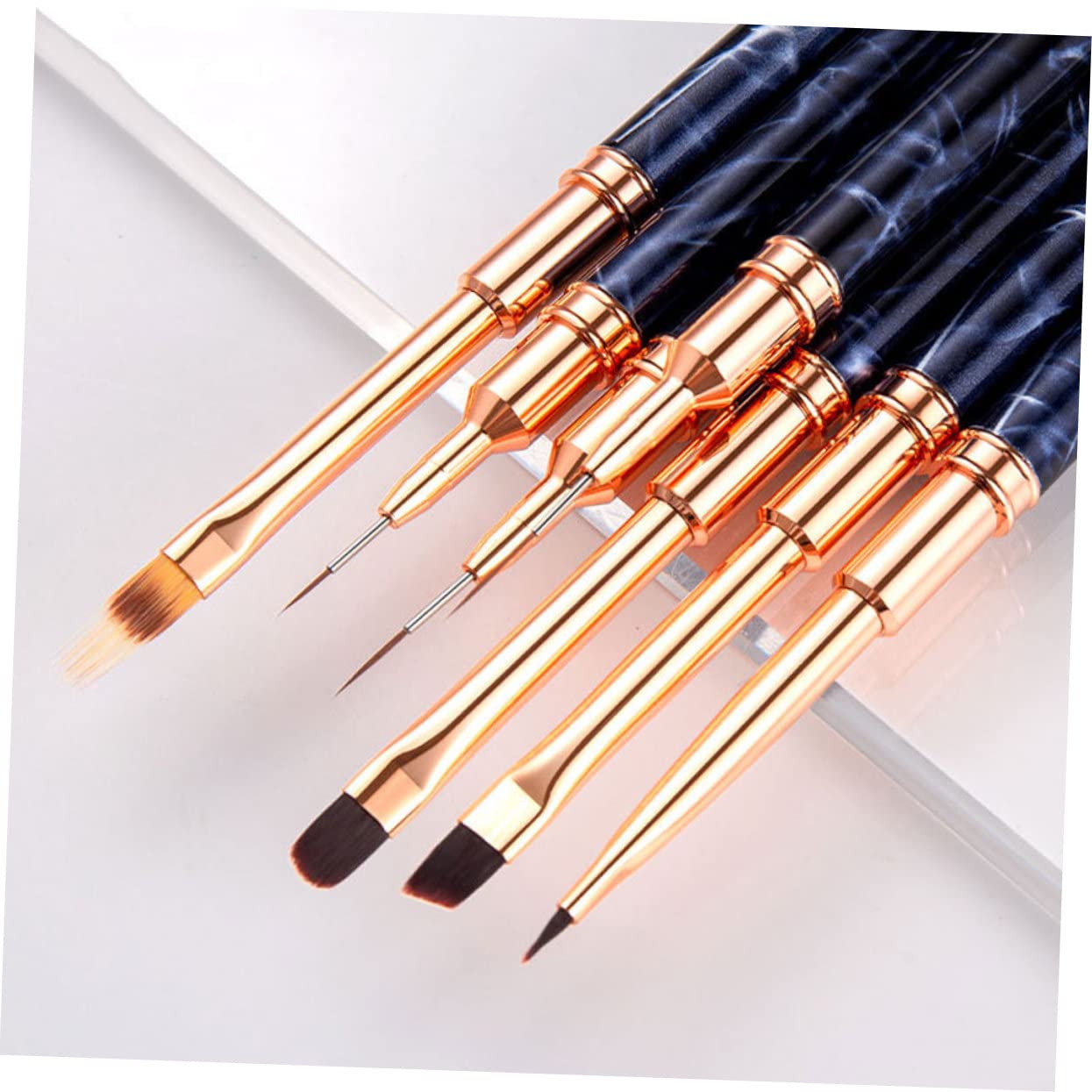 Healvian 15pezzi Pennelli Per Nail Art Professionale Liner Brush Per Disegni e Decorazioni Unghie Pennelli Per Pittura e Disegno Unghie Elegante e Facile Da Usare Per Estetiste e