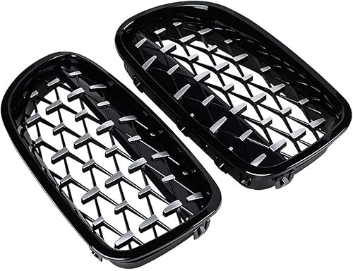 Miniatura 7 de Parrilla frontal negra brillante compatible con BMW F10 528i 535i 550i 4D M5 2011-2016 '10-'17