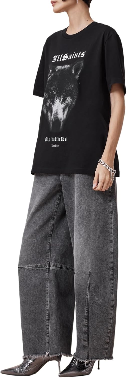 Allsaints Womens Dawn Boyfriend Tee - Image 4