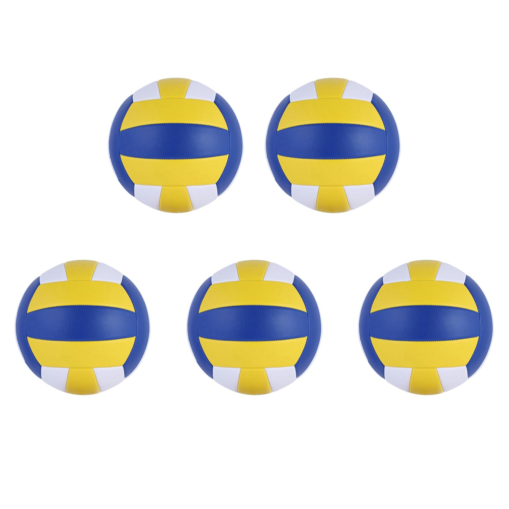 5X Miękka Prasa do Siatkówki PU Leather Match Training Volleyball Adult Kids Beach Game Play Balls dla Indoor Outdoor Sports