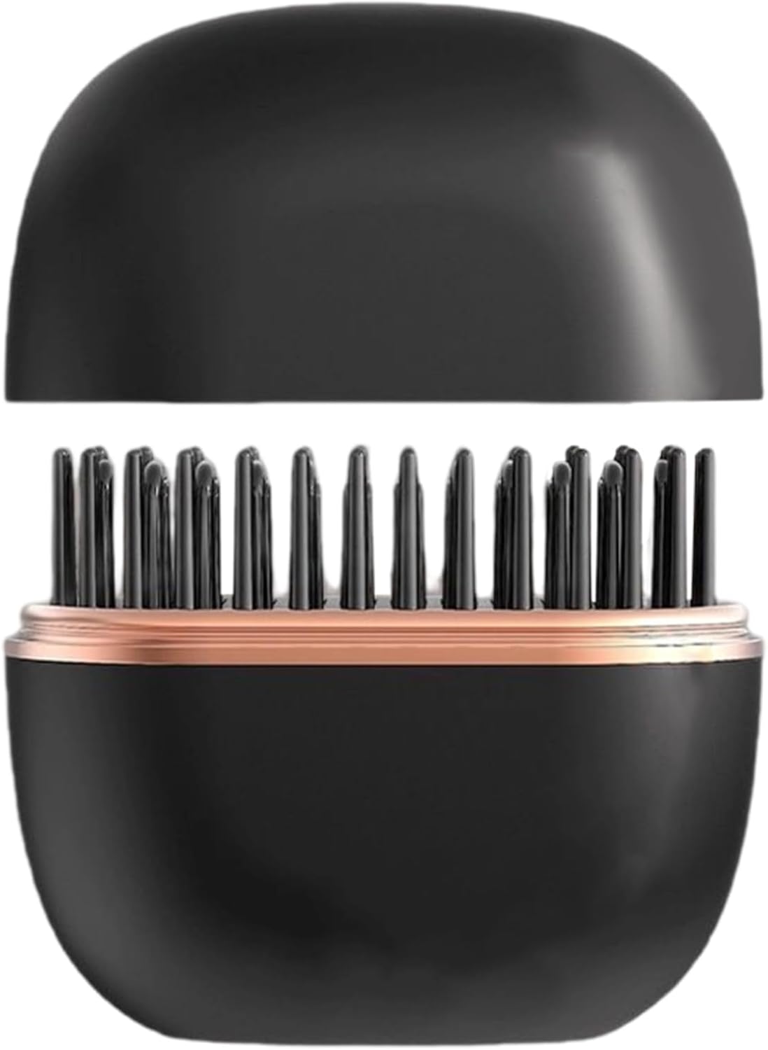 Mini Hair Straightener Brush, Portable Cordless Styling Tool with Fast Heating 25W Power, Use Hair Curler Straightener, Compact Travel-Friendly Design