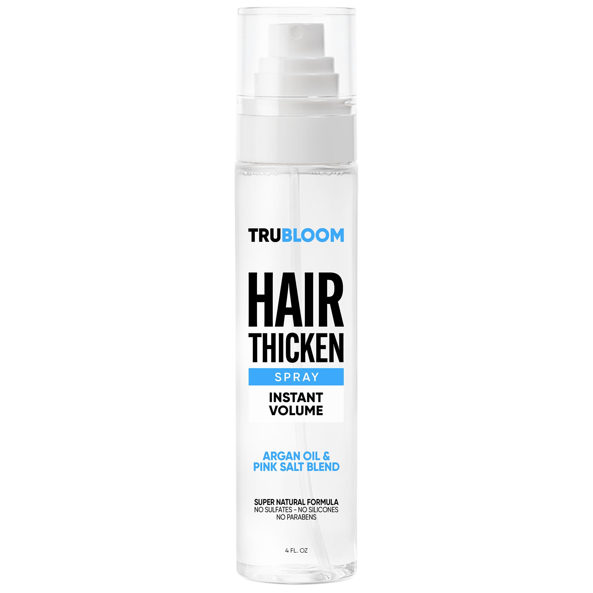 Tru Bloom Hair Thickening Spray - Fuller, Thicker Hair in seconds. All Natural Hair Volume Booster. Stylist-Recommended