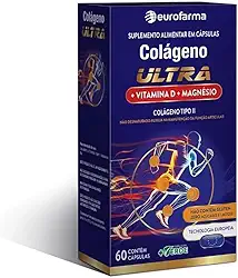 COLÁGENO ULTRA + MAGNÉSIO + VITAMINA D 60 CÁPSULAS