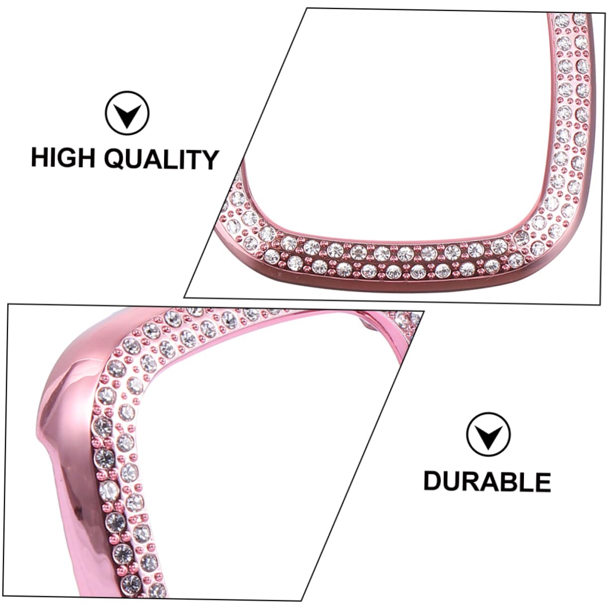 Hemobllo 4pezzi Cover Protettiva Per Smartwatch Sense Design Elegante Con Strass e Protezione Completa Per Schermo e Cornice Accessorio Per Compleanni e Occasioni Speciali