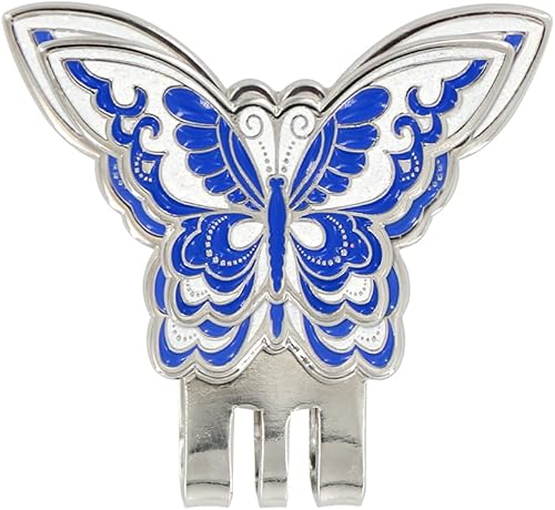Miniatura 10 de PINMEI Mariposa Golf Bal L Marcador con clip para sombrero de golf para damas golfistas clip magnético para sombrero para mujeres golfistas