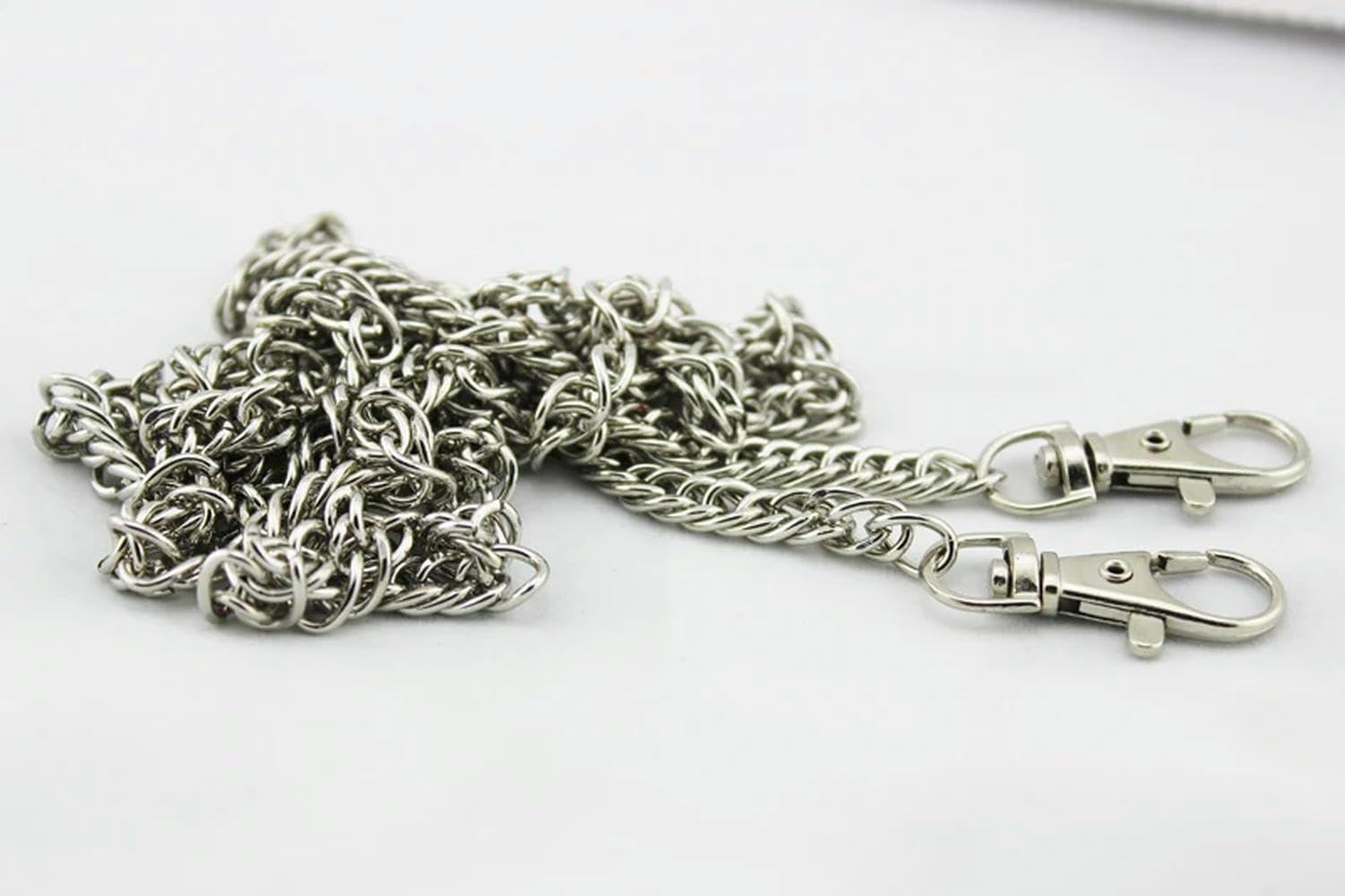 GUOZIF 40-140CM 7mm Metal Purse Chain Strap Handle Replacement Handbag Shoulder Bag Chain Accessories Light Gold/Silver/Black/Bronze
