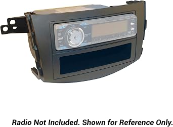 Scosche TA2055B Double DIN or Single DIN with Pocket Radio Install Dash Kit Compatible with Select 2006-2012 Toyota RAV4 - Aftermarket Car Stereo Installation Kit - See Guide in Images for Vehicle Fit