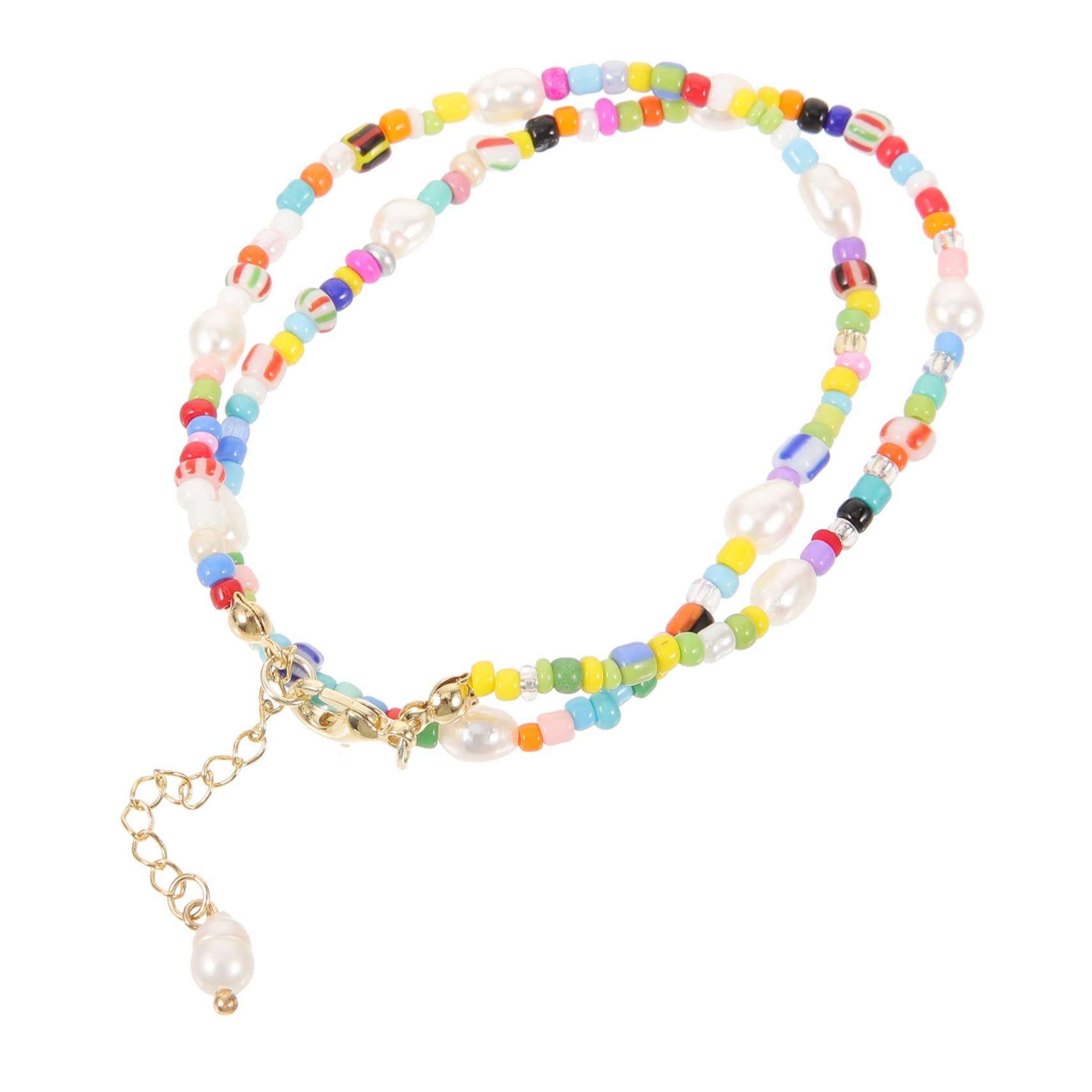 PACKOVE Bohemian Necklace collar de joyería del cuello collares de para mujer collar de gargantilla para mujer collar de verano collar de colores boda collar de cuentas Perder sedal