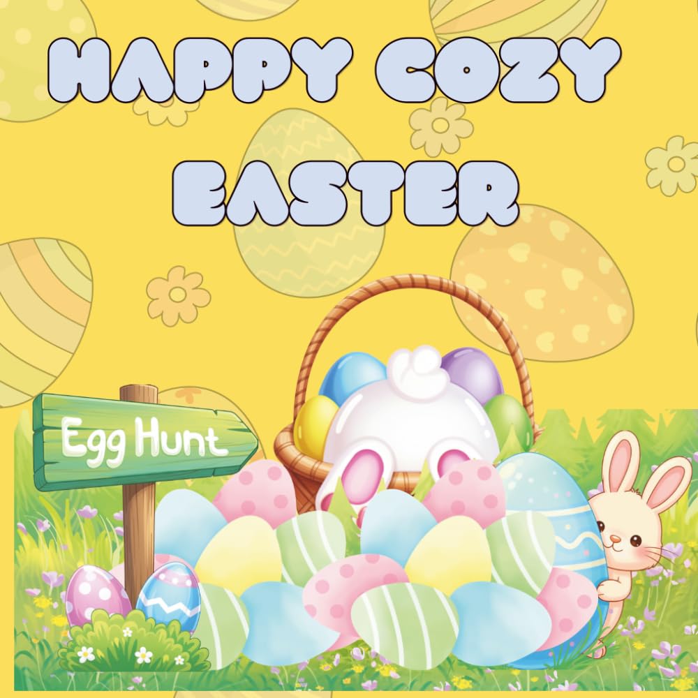 Easter Calm: Bold & Easy Colouring Book for Kids and Adults | Cute Bunny, Eggs & Spring Designs for Relaxation and Stress Relief | Simple Easter ... Pages | Perfect Gift for Beginners, Teens &