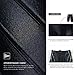 MY KILOMETRE Men's Swimsuit Jammer Solid Swim Jammers Endurance Long Racing Training Swimsuit Black