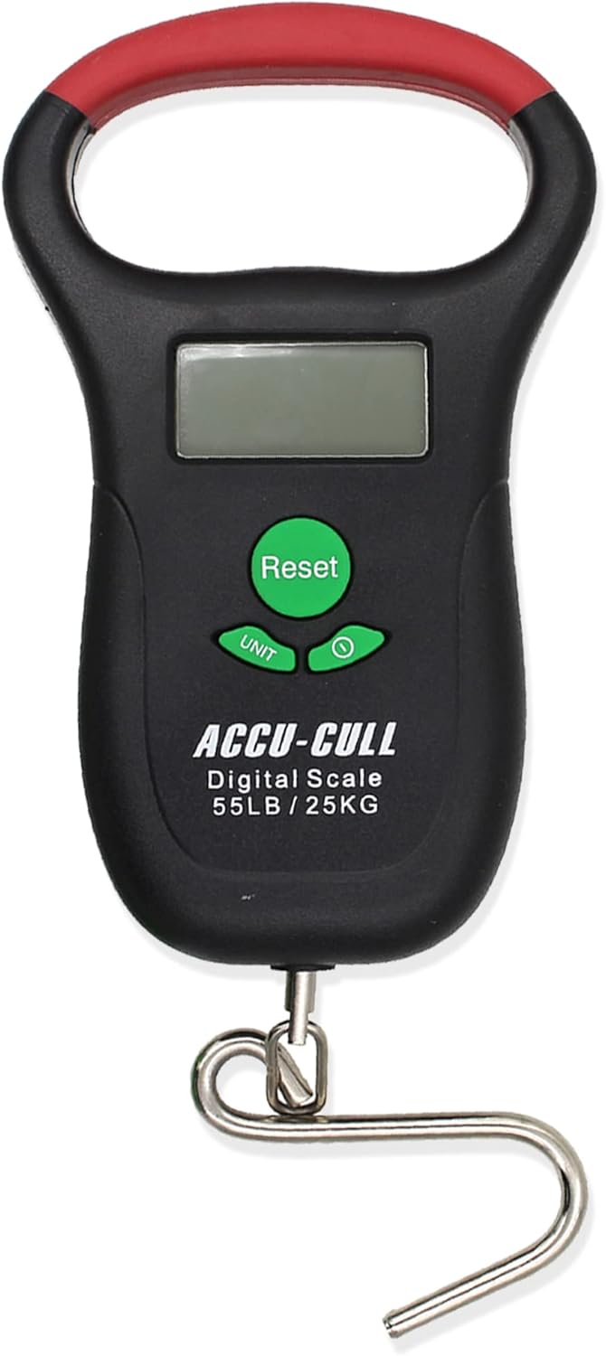 Accu Cull Fish Culling System Digital Fish Scale - Fishing Gear - Portable Fish Weight Scale Fishing Gifts for Men - Fish Scales Digital Weight for Tournament - Bass Fishing Gear, Fishing Accessories