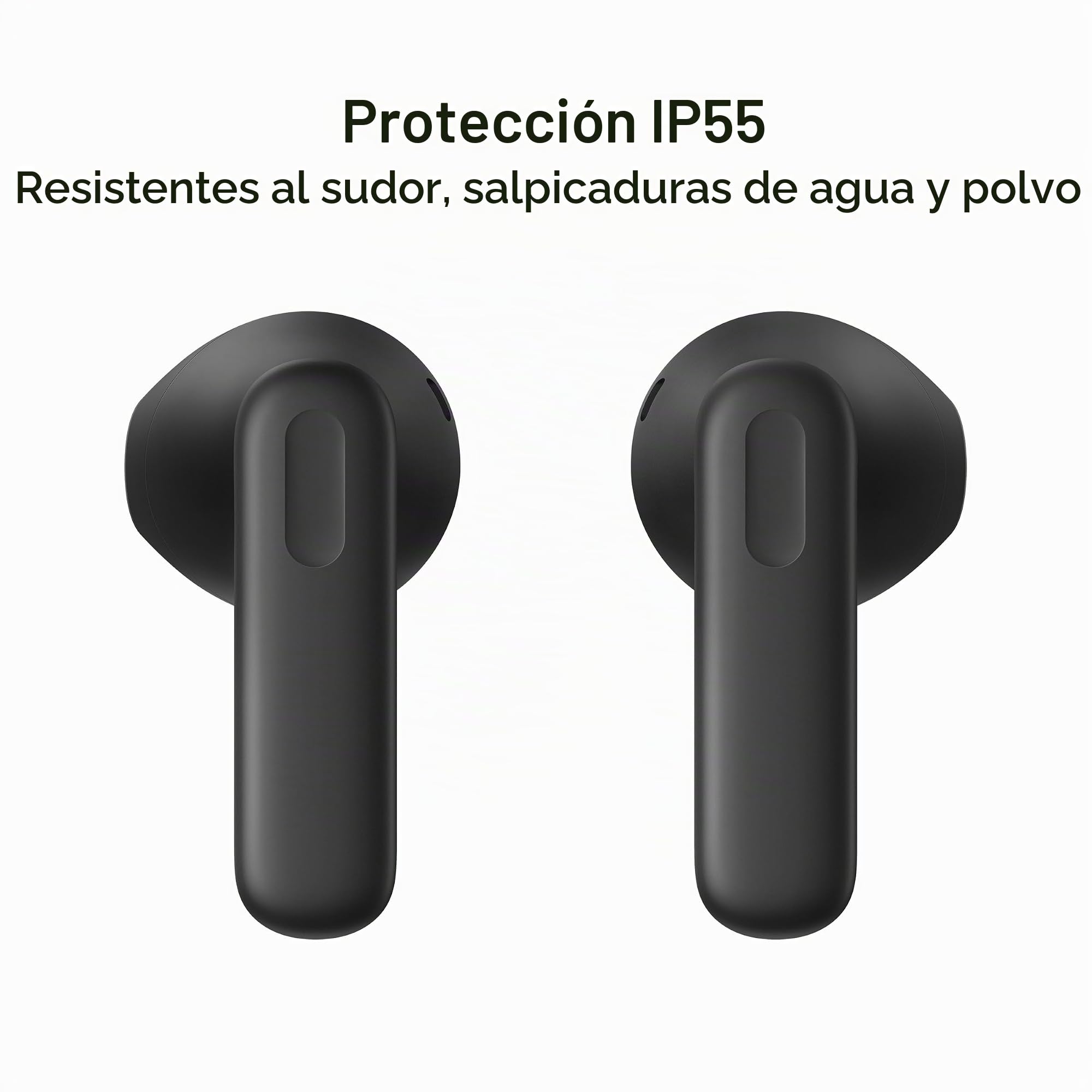 OPPO Enco Buds3 - Auriculares True inalámbricos, 42 h de autonomía, Controlador dinámico de 12,4 mm, BT 5.4, Controles táctiles, cancelación de Ruido pasiva, Android e iOS, IP55, versión Italiana