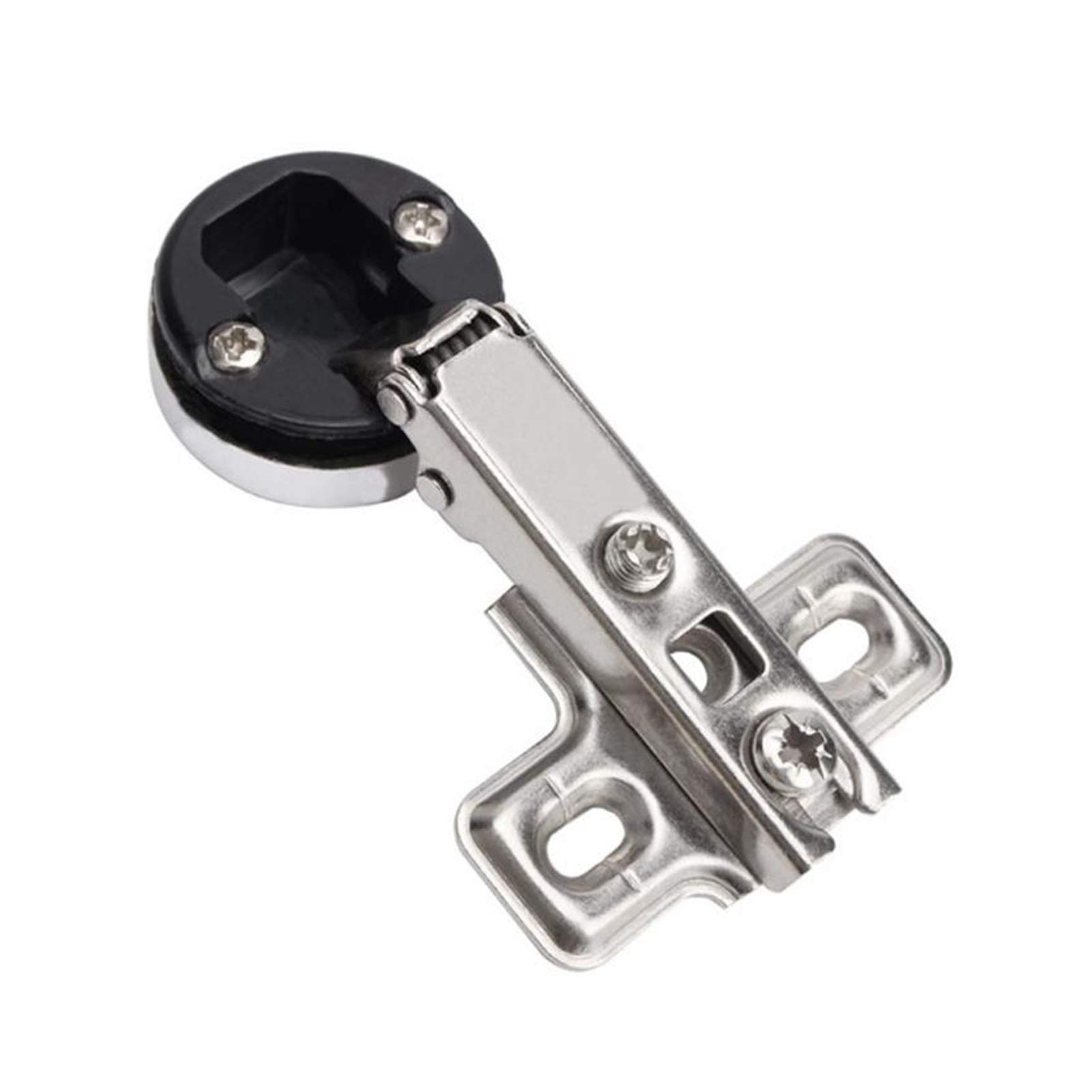 DIY Hinges，Kitchen Cupboard Glass Door Hinge Home Wine Cabinet Hardware， 26mm Cup Screws Dropshipping(Straight)