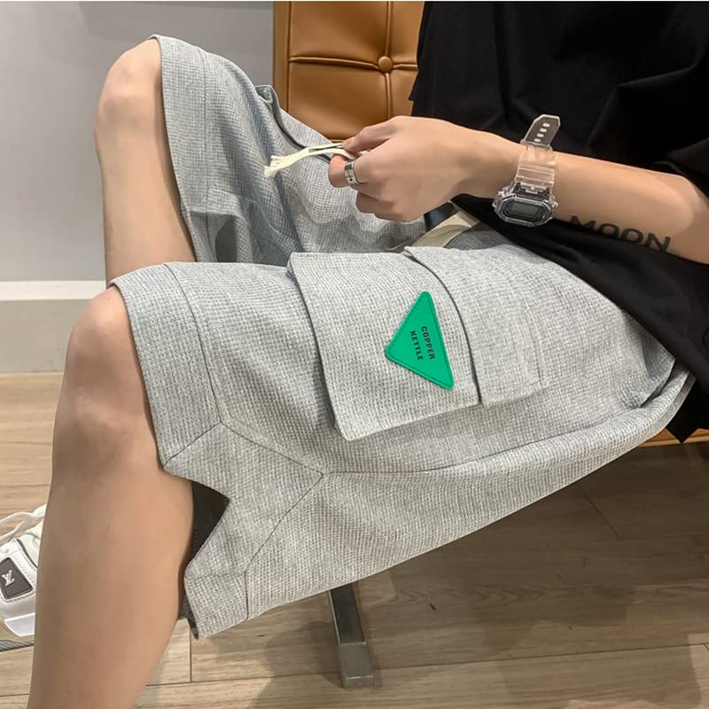 Short coréen EN8 léger en taille M coupe ample Harajuku décontractée - 5