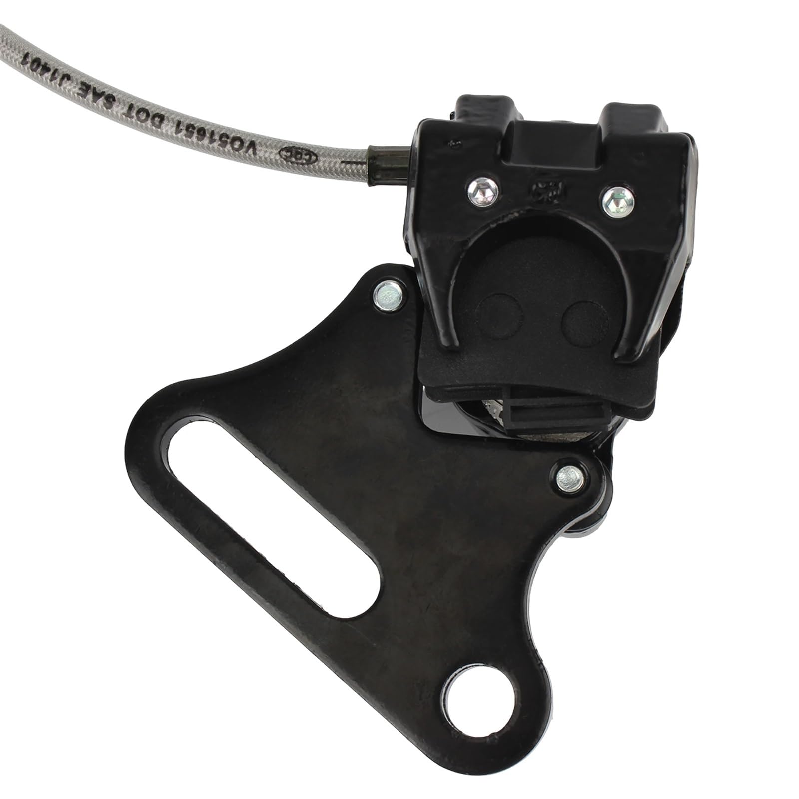 Tarcze hamulcowe do motocykli Zacisk hamulca tarczowego hydraulicznego motocrossowego 15 mm z cylindrem głównym i klockami hamulcowymi, układ hamulcowy 125 cm3-160 cm3 tarcza hamulcowa