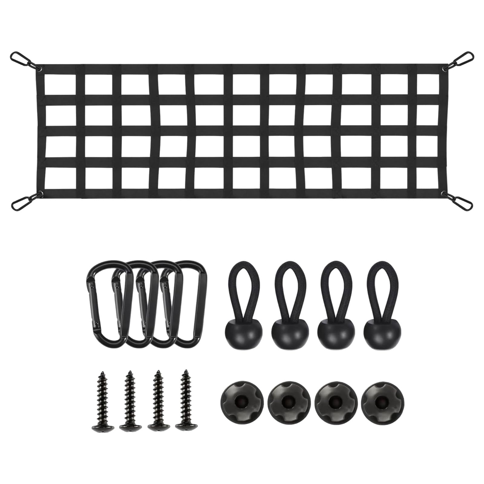 Filet de chargement robuste 60 x 18 pouces pour coffre VUS et hayon camionnette