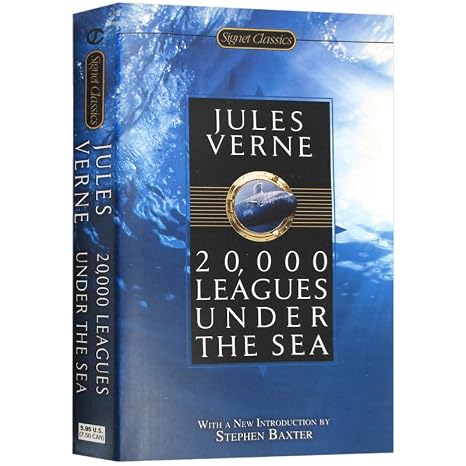 20000 Leagues Under the Sea، قصة كتب باللغة الإنجليزية للمراهقين، روايات خيال علمي — couverture