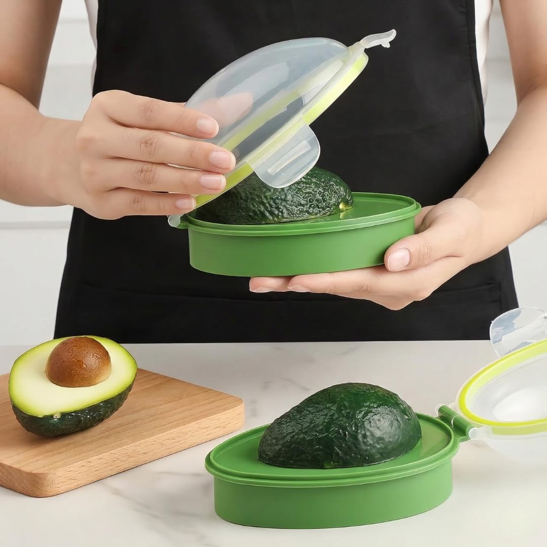 monTTese Wiederverwendbare Avocado Lagerung Behälter,Individuelle Avocado Lagerung Container Avocado Behälter