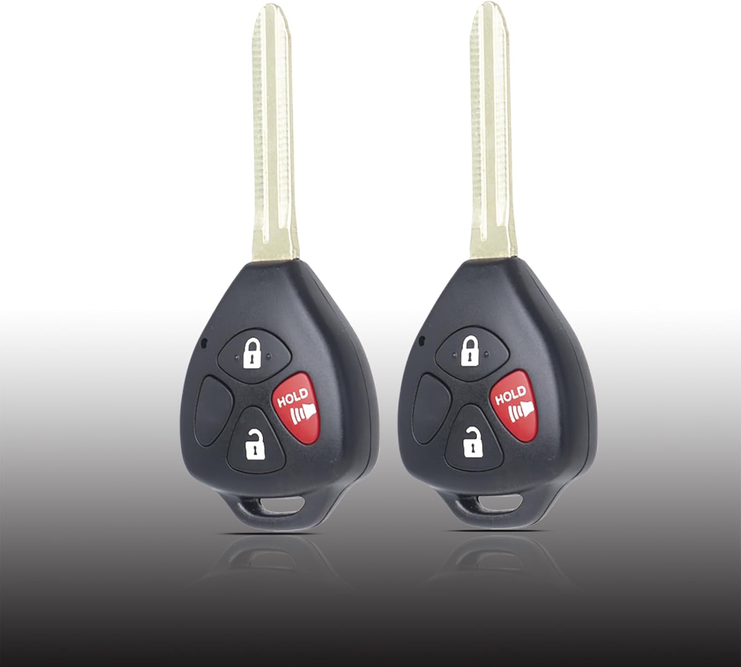 MechanMagic Key Fob Remote Replacement Fits for 2010 2011 2012 2013 2014 2015 2016 2017 2018 2019 Toyota 4Runner /Rav4/Yaris HYQ12BBY HYQ12BDC Keyless Entry Remote Control G Chip (Pack of 2)