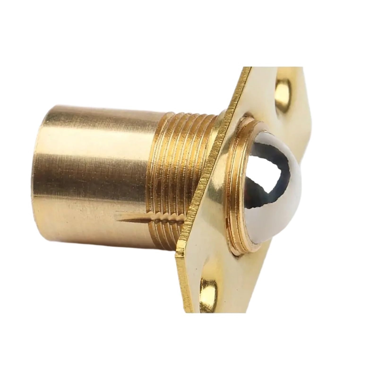 1 juego de tope de puerta de armario con bola de resorte y rodillo con tornillos, herrajes ajustables for muebles