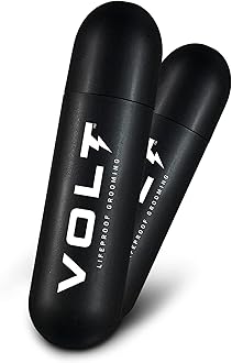 VOLTGrooming Temporary Instant Beard Color ECO 2 Pack Refill - Quick Drying Plant Based Hypoallergenic Brush on Color for Beards, Mustaches, and Eyebrows, Chestnut (Brown/Red)