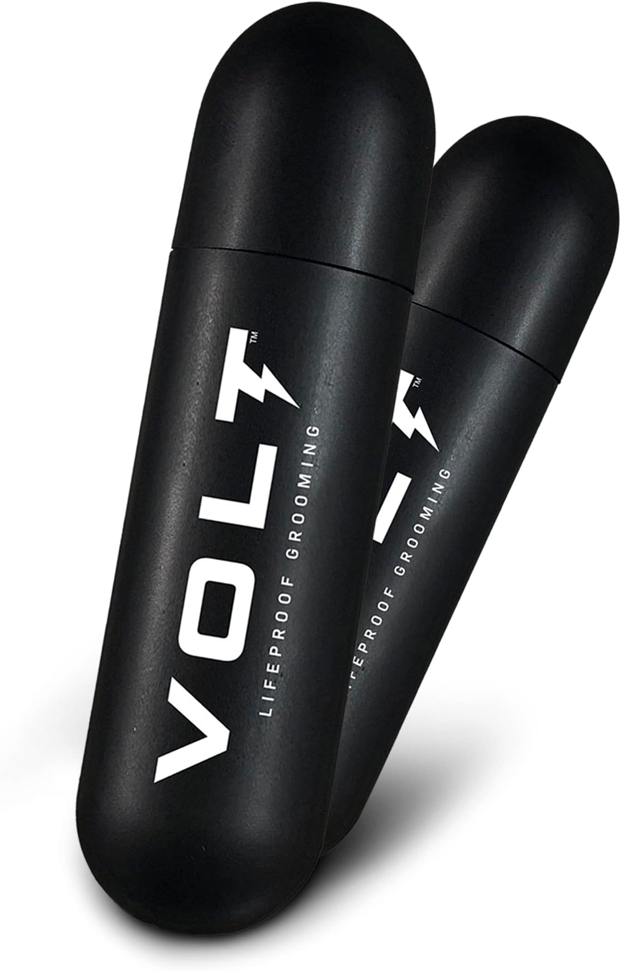 VOLTGrooming Instant Beard Color ECO 2 Pack Refill - Smudge and Water Resistant Quick Drying Brush on Color for Beards, Mustaches, and Eyebrows, Toffee (Light Brown)