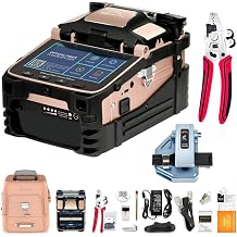 SM&MM Automatic Intelligent Fiber Optic Fusion Splicer Fiber Optic Welding Splicing Machine Ai-8C & Fiber Clever Kit ..