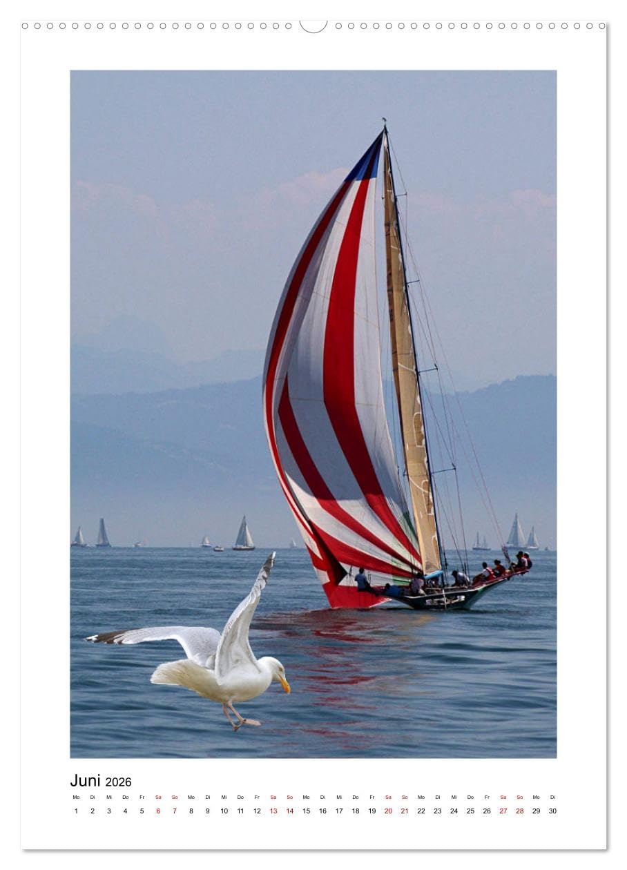 Segeln - auf Kurs (hochwertiger Premium Wandkalender 2026 DIN A2 hoch), Kunstdruck in Hochglanz: Traumhafte Bilder von Segeltörns rund um den Globus (CALVENDO Sport)