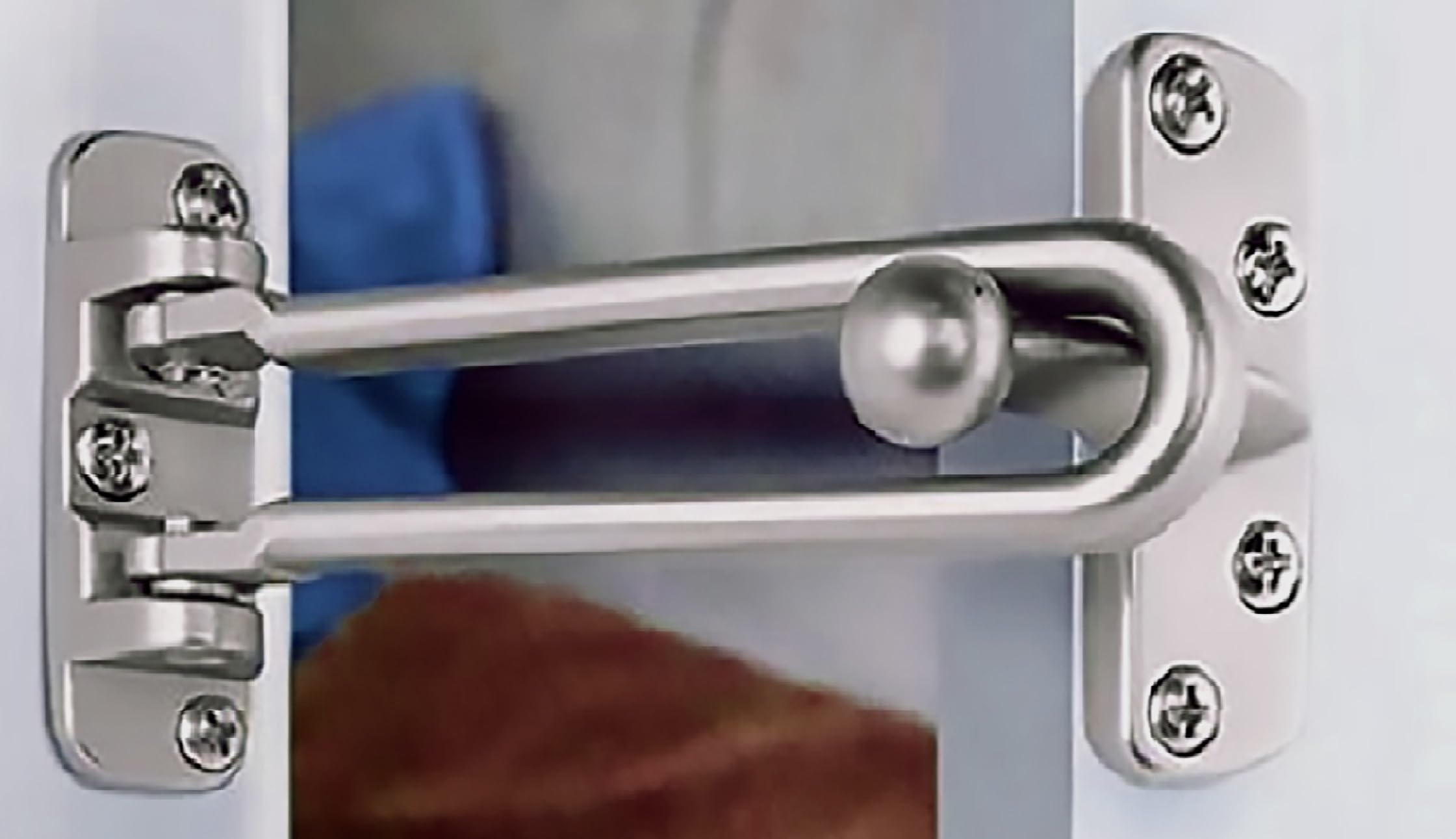 Door Chain/safty guard Heavy Duty Lock Chain Made of zamak(zink III) Perfect for Home Bedroom Hotel (door saftey guard) 1
