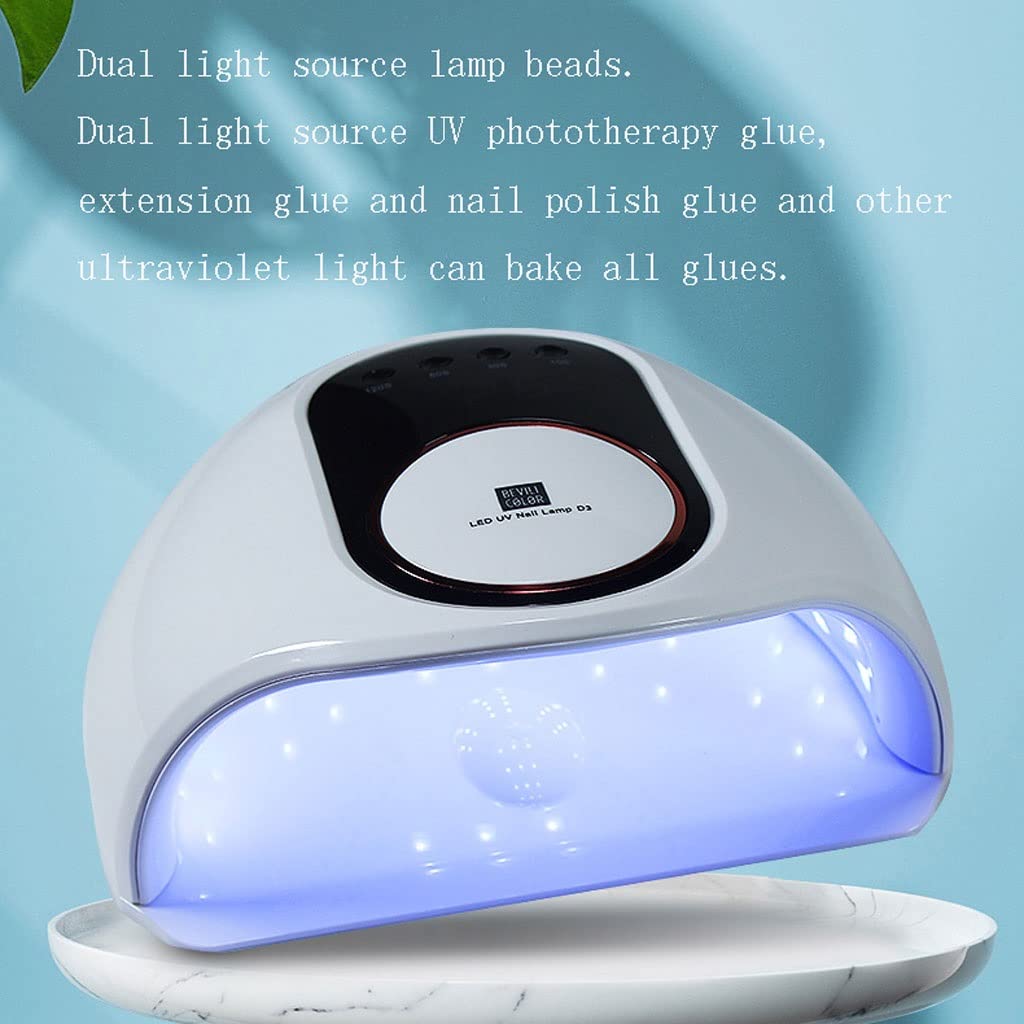Lampada Unghie Asciugatrice Macchina for fototerapia for Unghie - Smart Sensor Nail Art Lamp - Utensili for Unghie Professionali - Asciugacatura Gel Polacco in Casa